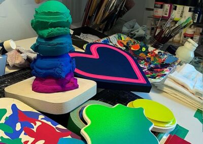 Explorations: dégradés, bibelots, spray & fun! (2021 – en cours)