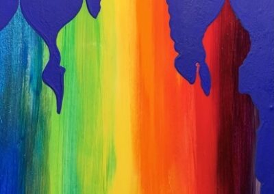 Silhouettes, sur fonds monochromes (2021, en cours)